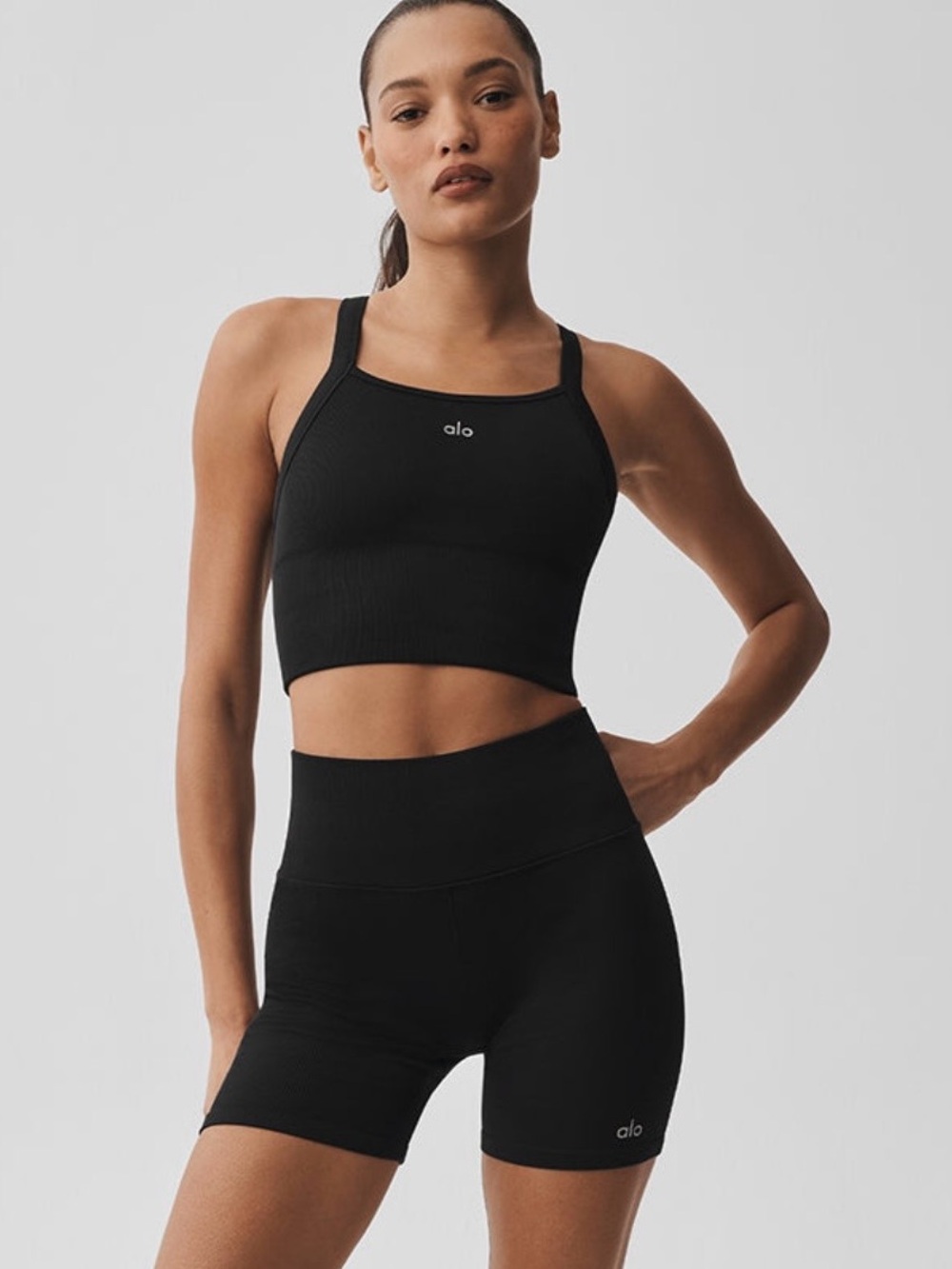 Alo seamless ribbed favorite short